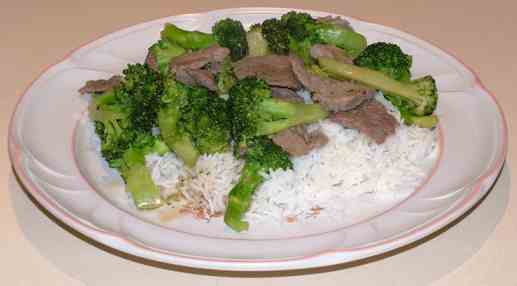 beef and broccoli stir fry