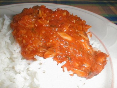 rougaille poisson sale