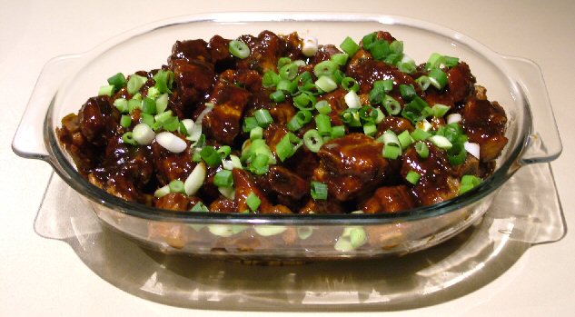 spare ribs in black bean sauce