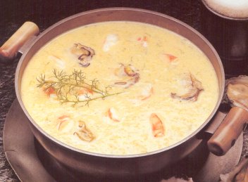 lobster & prawn bisque