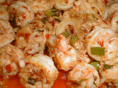 chili prawns 