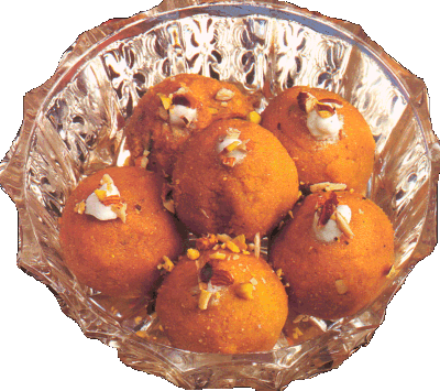 ladou besan cake