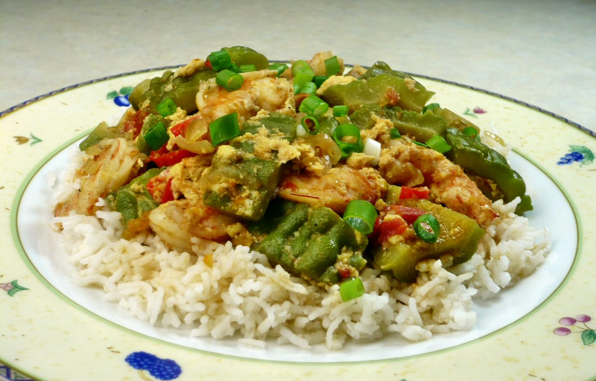 Bitter Melon with Prawns