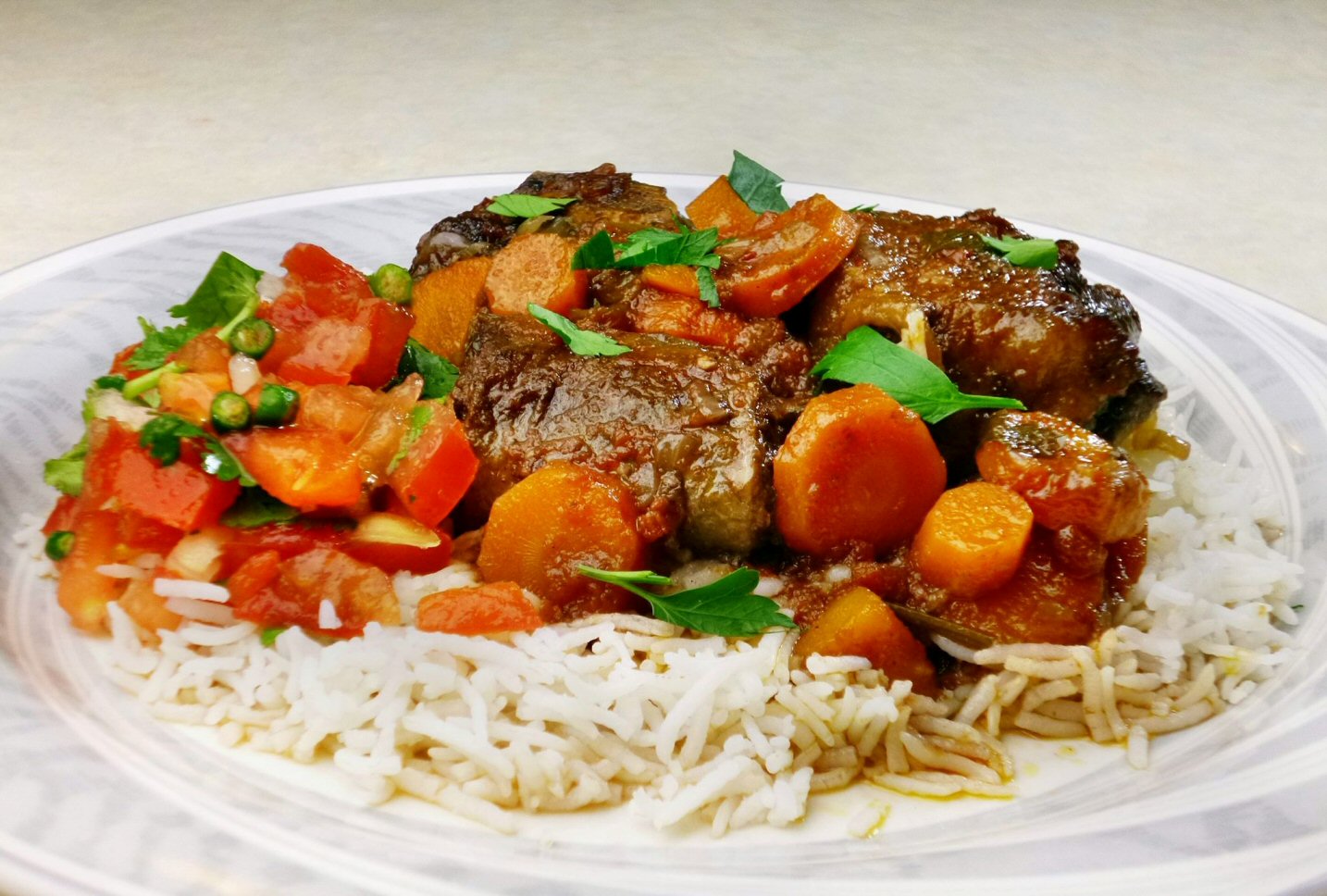 Oxtail in red wine