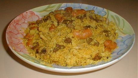pilau Mauritian pilaf